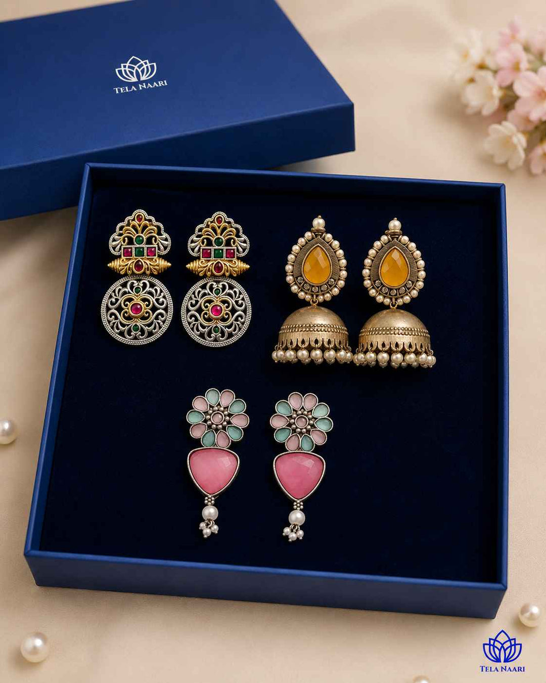 Boonie Hamper – Premium Box With 3 Pairs Of Earrings