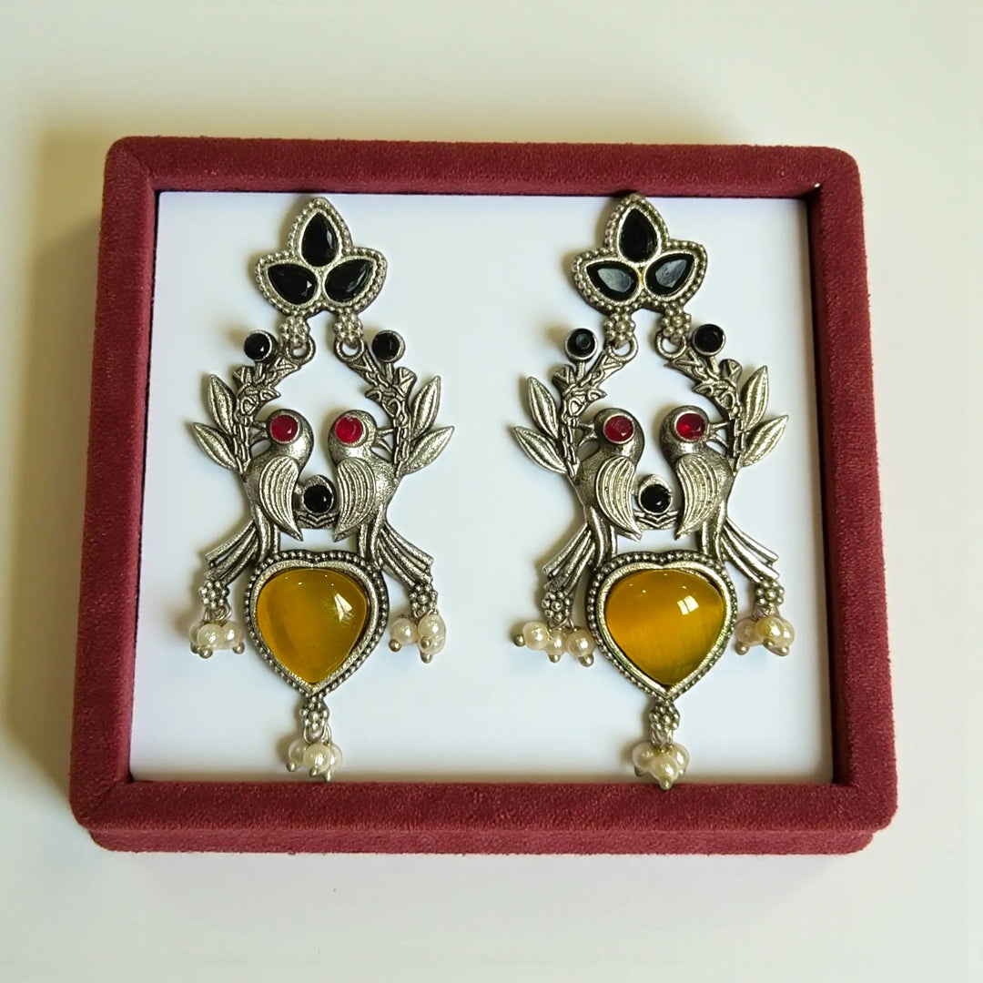 Silver Look Alike Earrings Daania