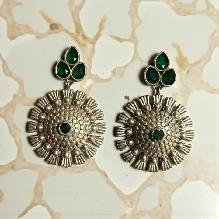 Elegant Indu Silver Plated Earrings