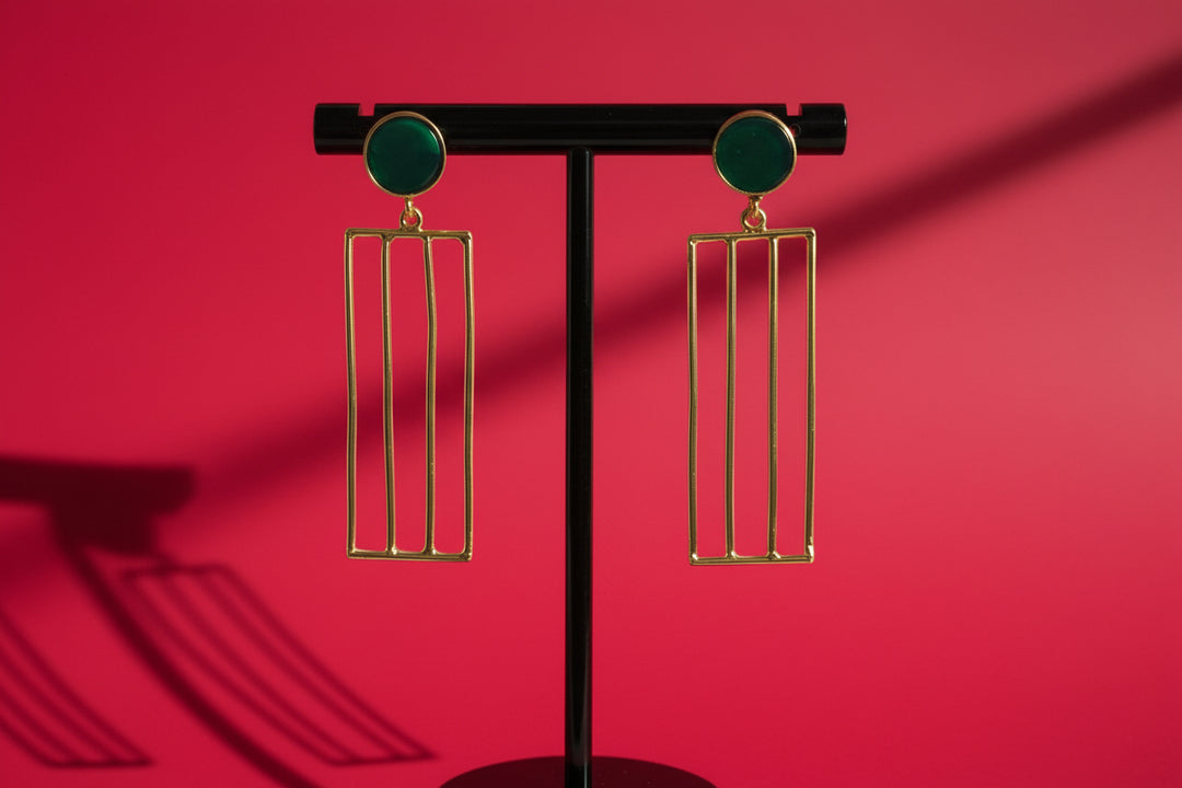 Telanaari Vinchi Gold-Plated Teardrop Earrings - TelaNaari