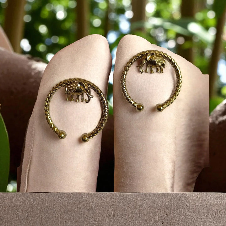 Telanaari Timeless Iva Gold Plated Stud Earrings