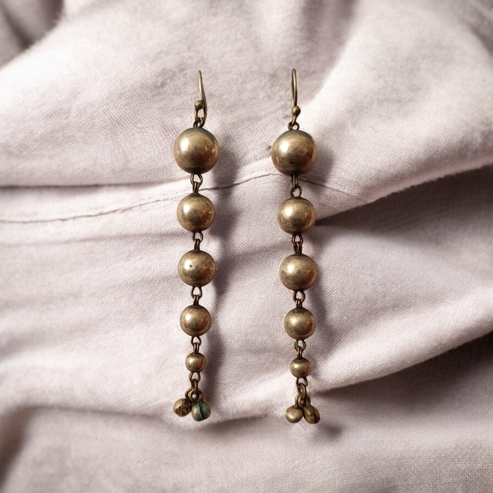 Telanaari Timeless Avleen Silver Plated Hook Earrings - TelaNaari