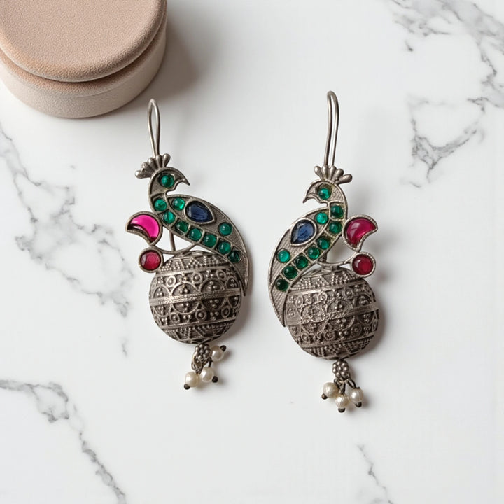 Classic Iravati Silver Plated Hook Earrings