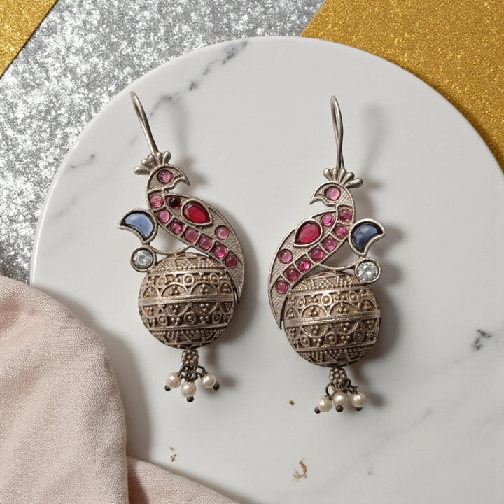 Classic Iravati Silver Plated Hook Earrings