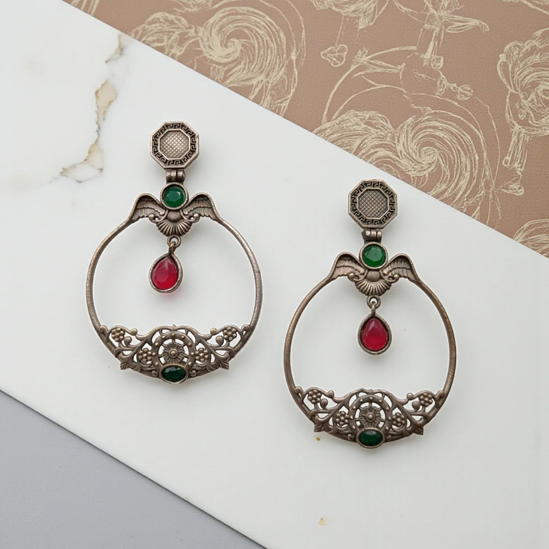 Inaki Silver Plated Earrings