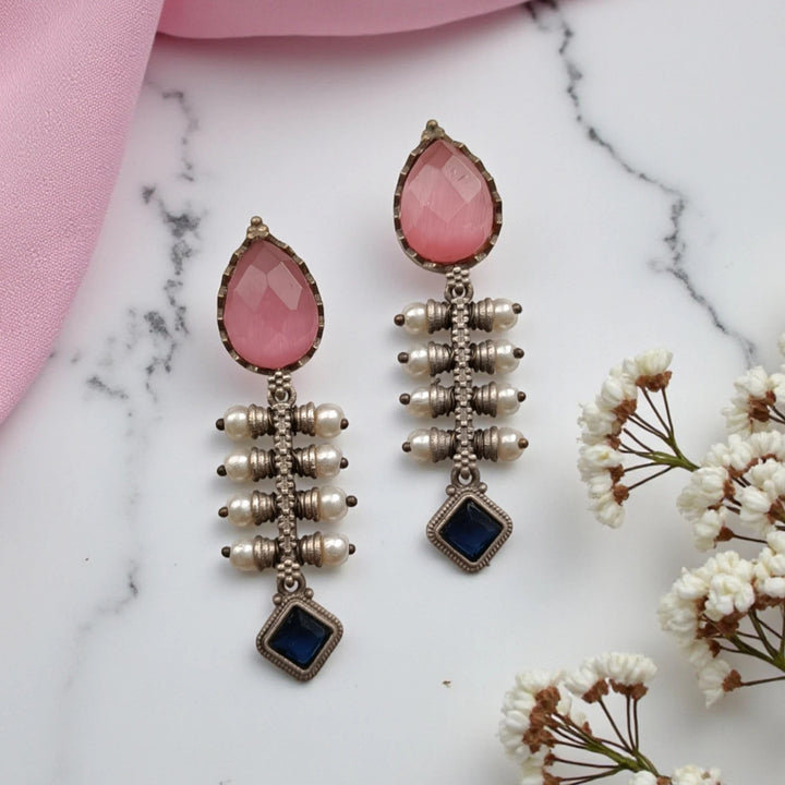 Aashita Silver-plated Tear Drop Earrings