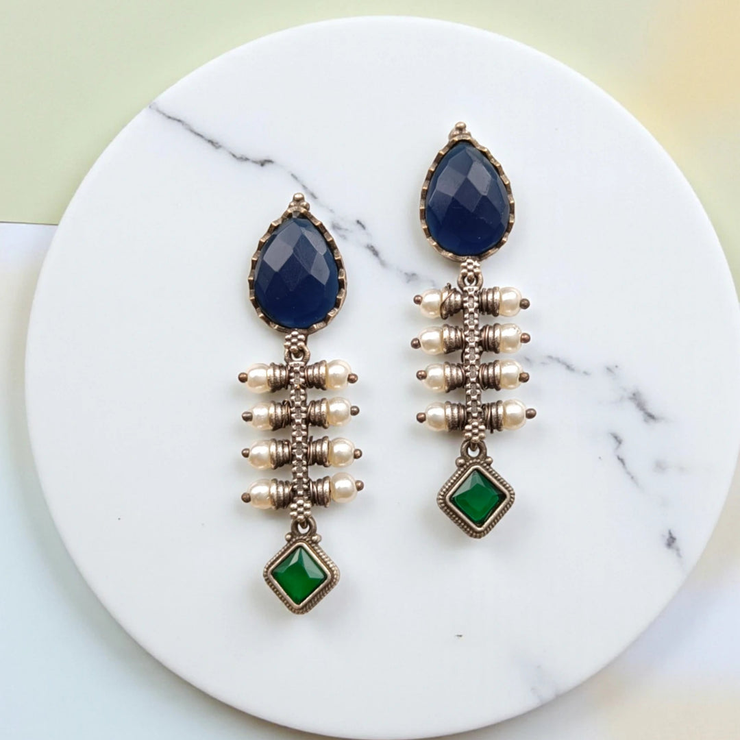 Aashita Silver-plated Tear Drop Earrings