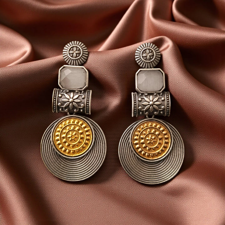 Aashtha Dual Tone Earrings