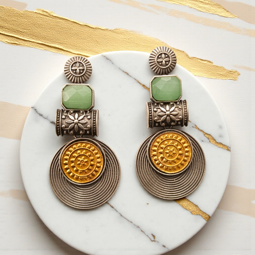 Aashtha Dual Tone Earrings