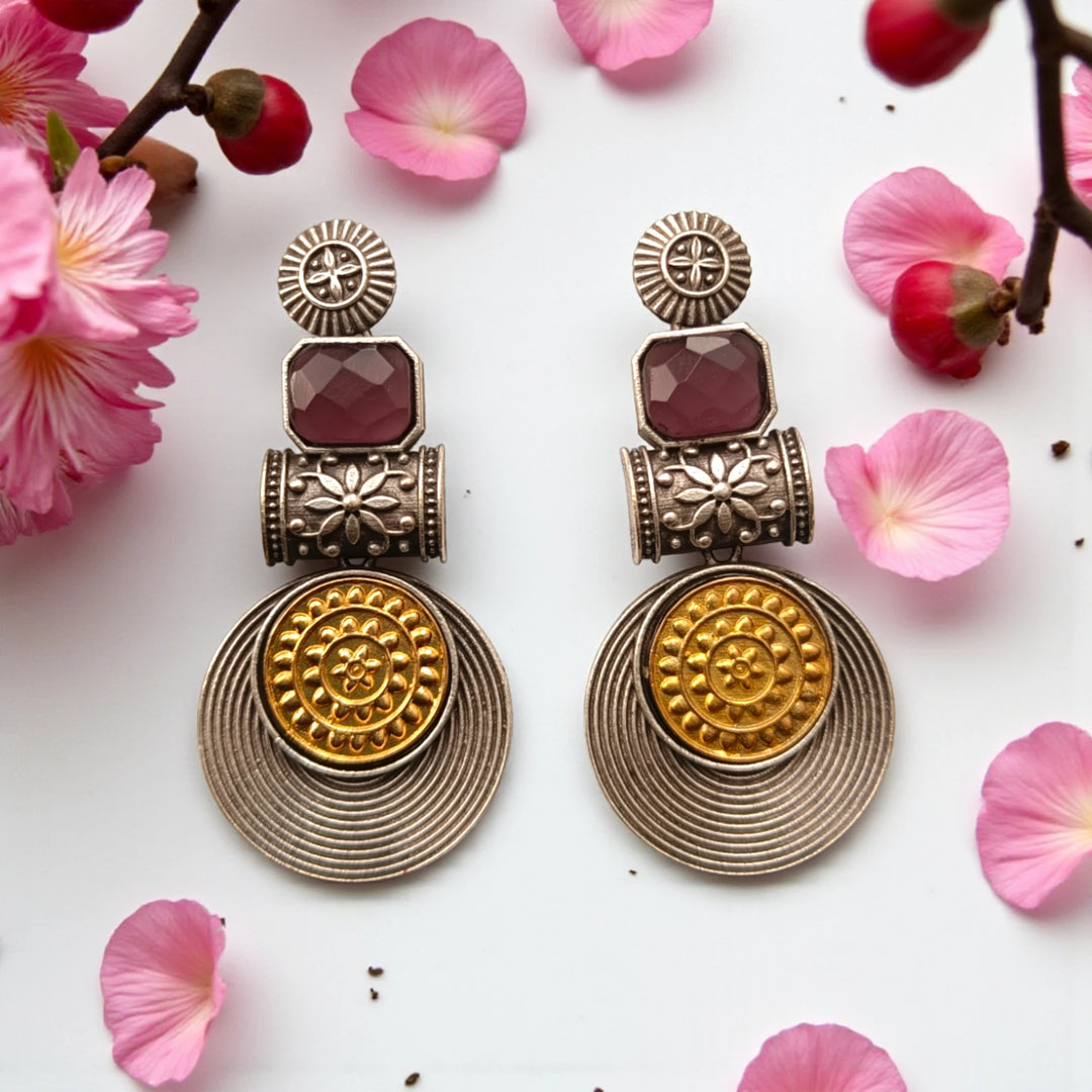 Aashtha Dual Tone Earrings