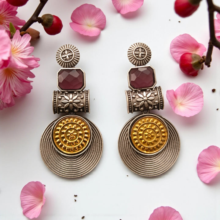 Aashtha Dual Tone Earrings