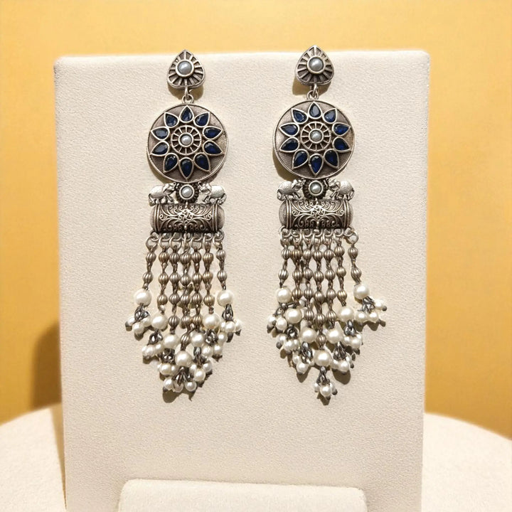 Amarti Silver-Plated Teardrop Earrings