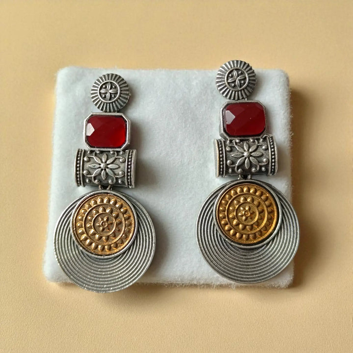 Aashtha Dual Tone Earrings