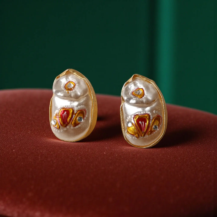 Artistic Handcrafted Multicolor Pearl Necklace Set