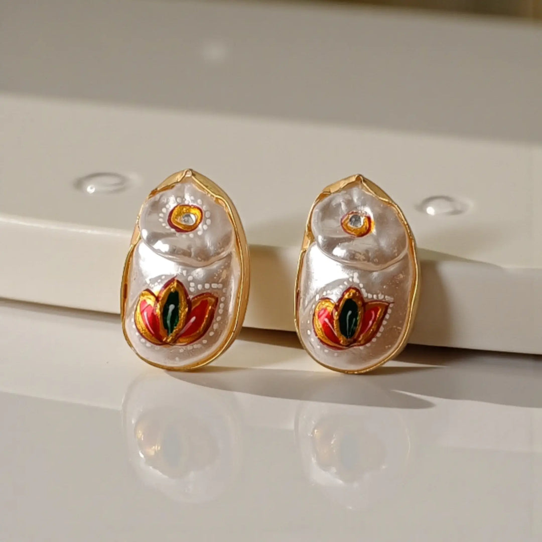 Handcrafted Luxe Blue & Multicolor Pearl Necklace Set