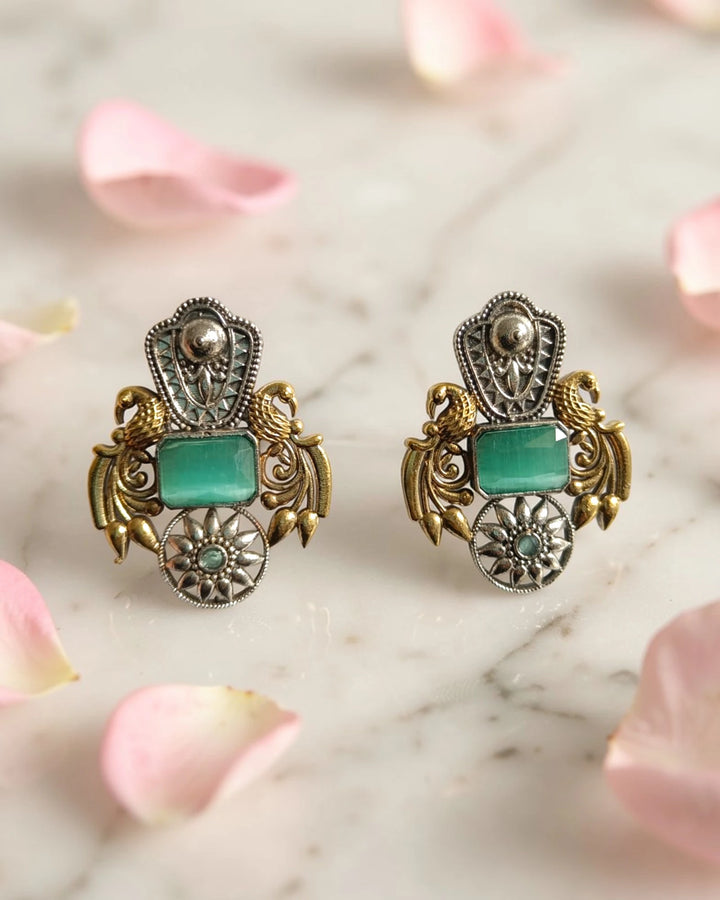 Nilofer Dual Tone Earrings