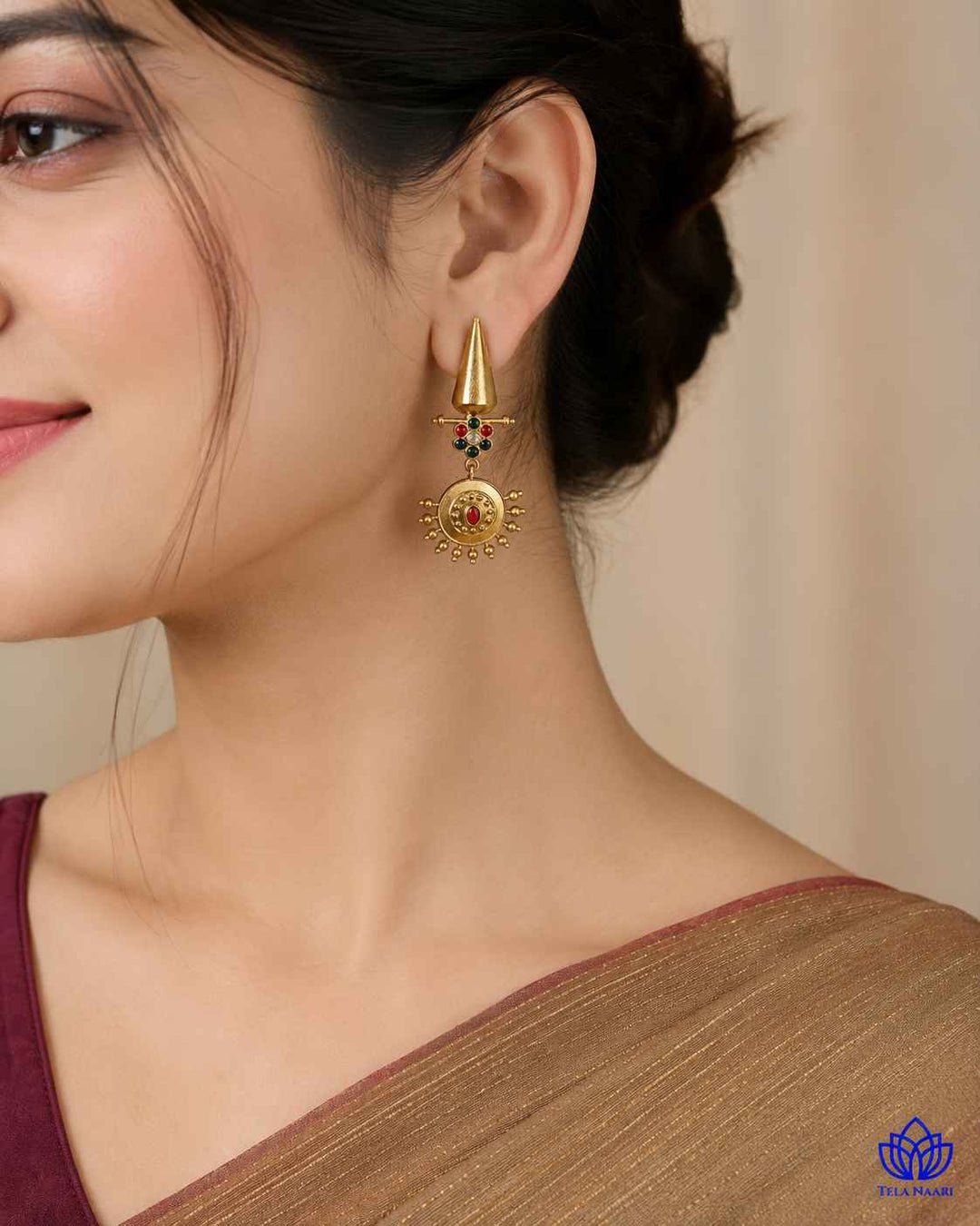 Navdeep Dual Tone Dangler Earrings