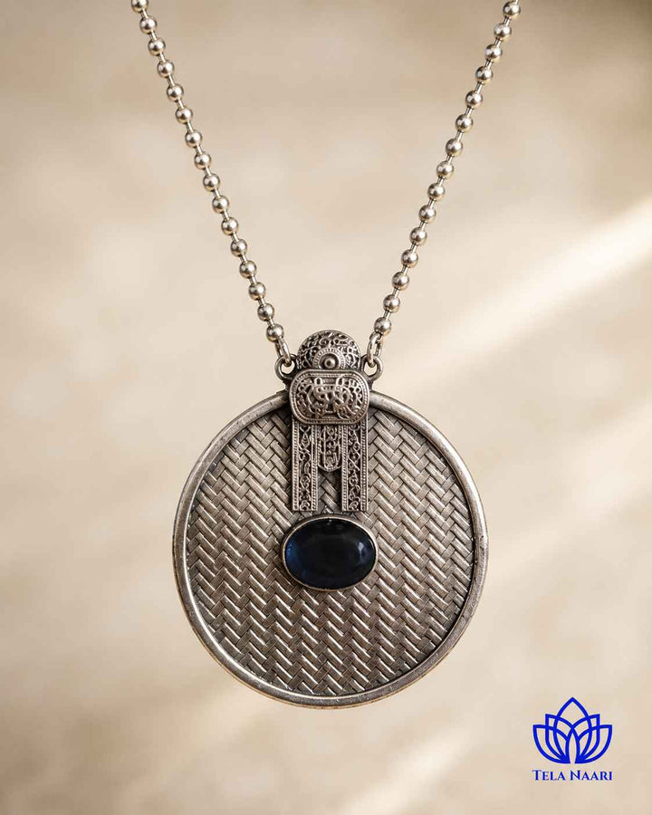 Antique Preyal Silver Plated Necklace Set