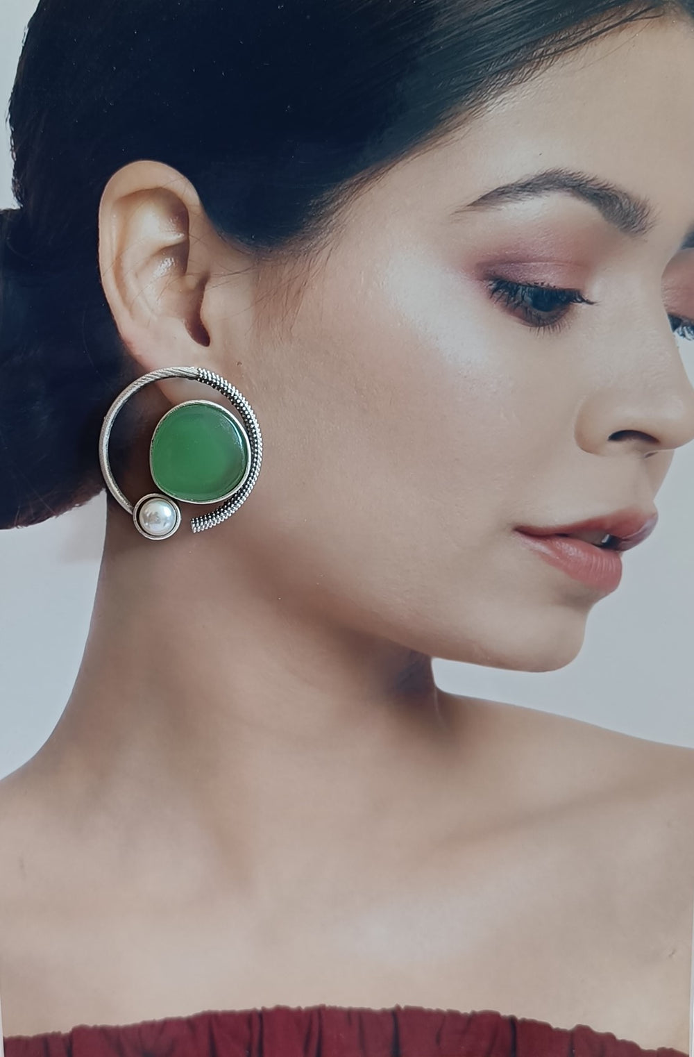 Elegant Ritu Silver-Plated Earrings - TelaNaari