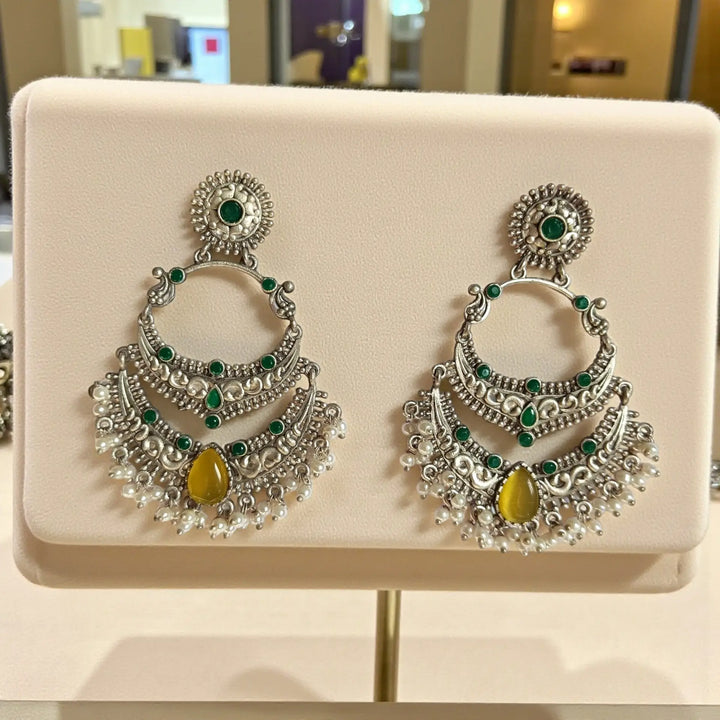 Classic Mamta Silver-Plated Earrings