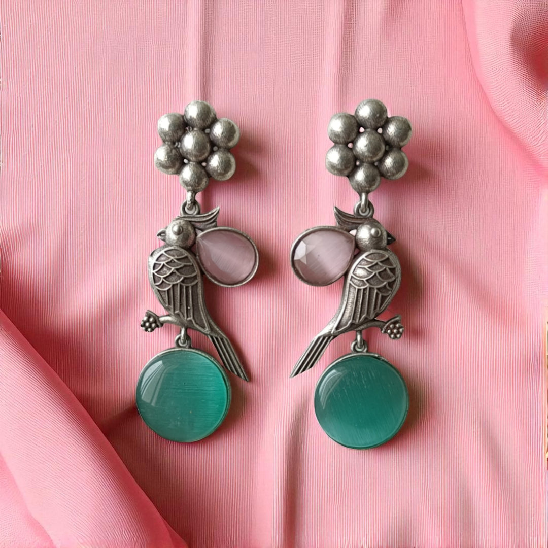 Tela Naari Mona Bird Motif Earrings