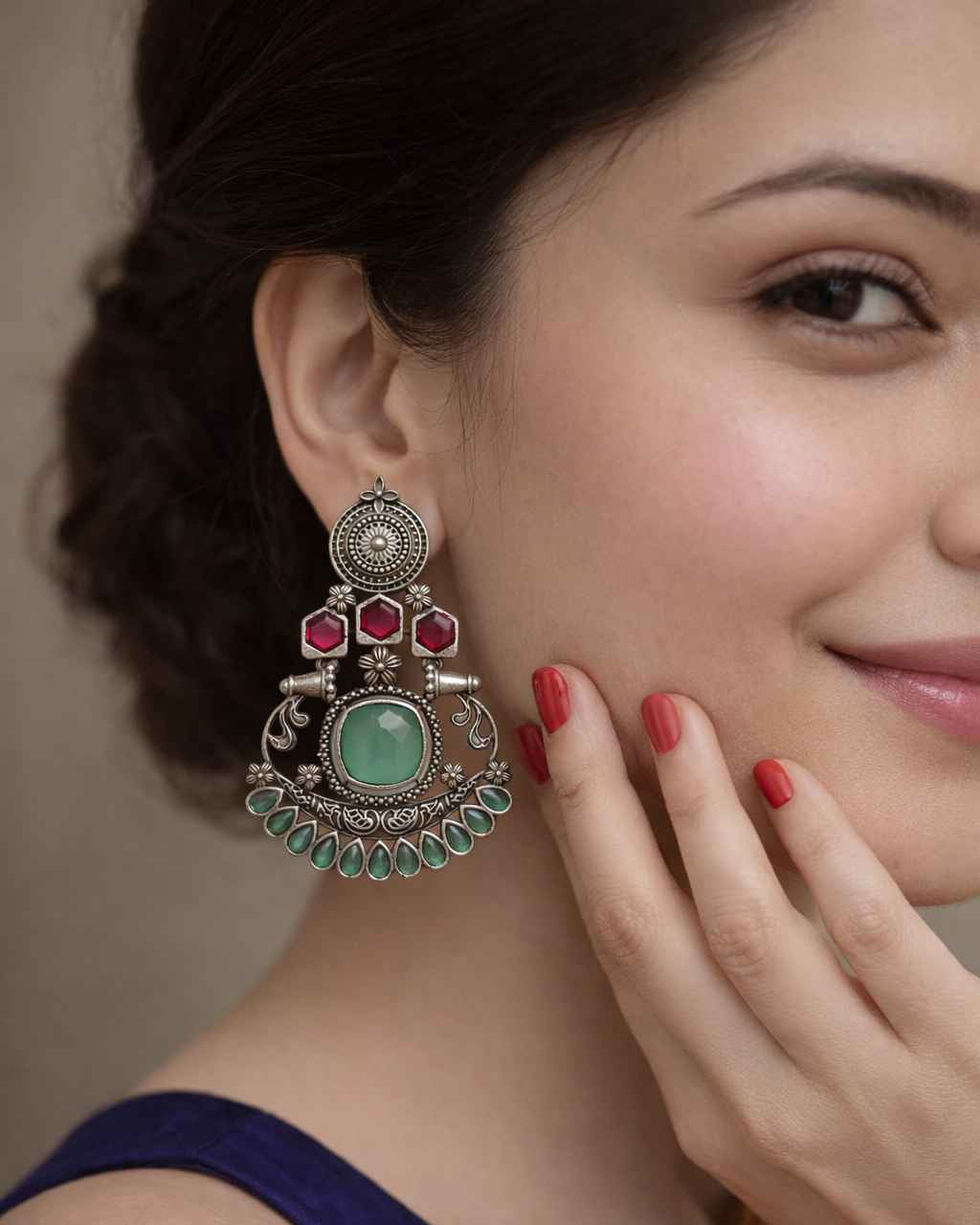 Carry Silver-Plated Earrings