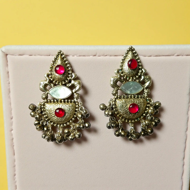 Elegant Aarya Silver Plated Earrings