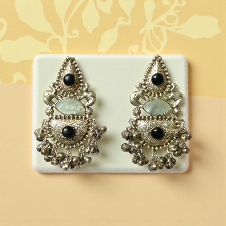 Elegant Aarya Silver Plated Earrings
