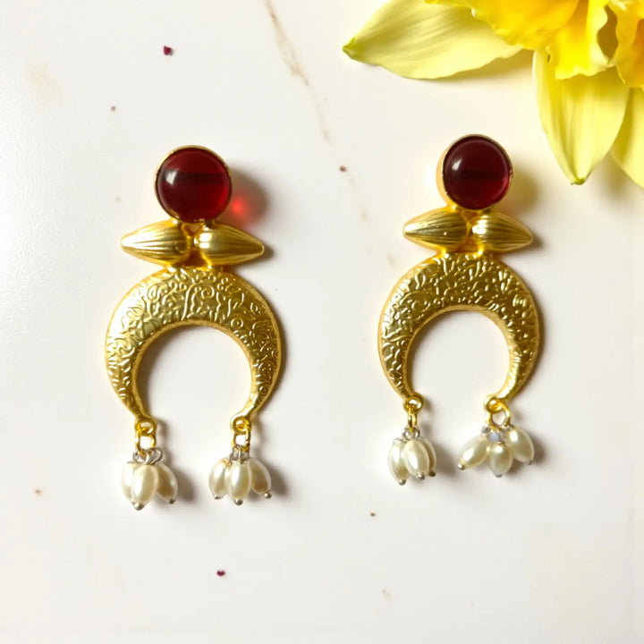GOLD PLATED EARRINGS Dua