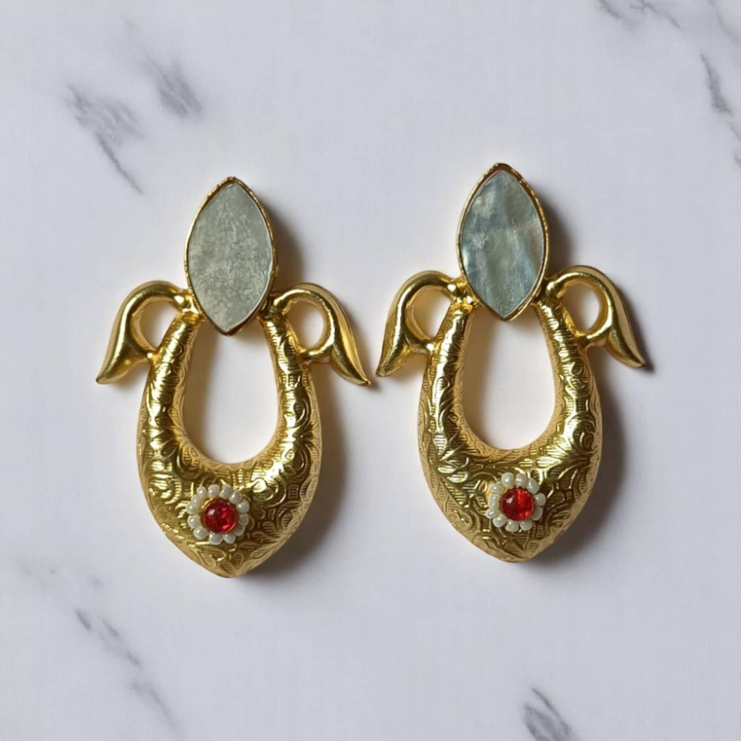 GOLD PLATED EARRINGS Niti