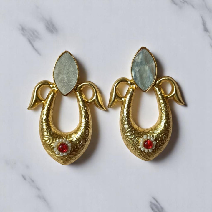 GOLD PLATED EARRINGS Niti