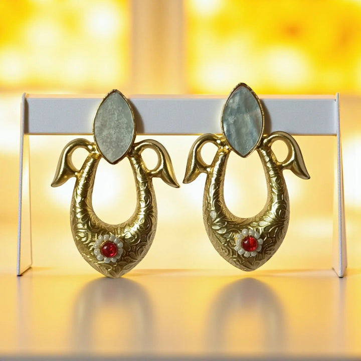 GOLD PLATED EARRINGS Niti