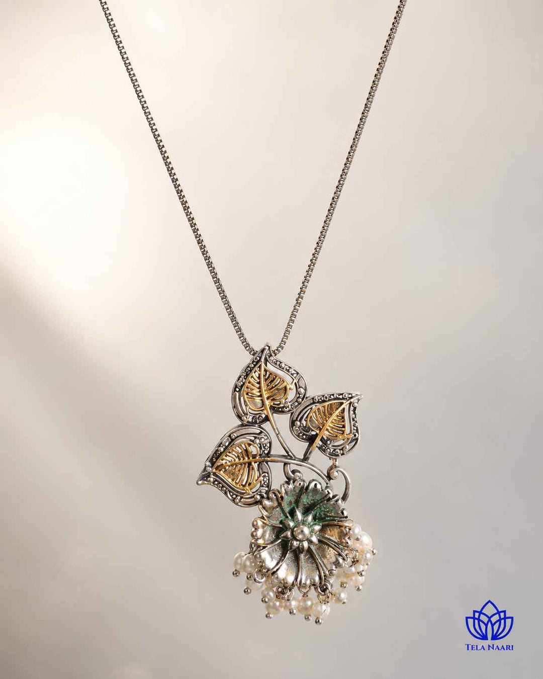 Aadhya Dual Tone Fusion Necklace Set