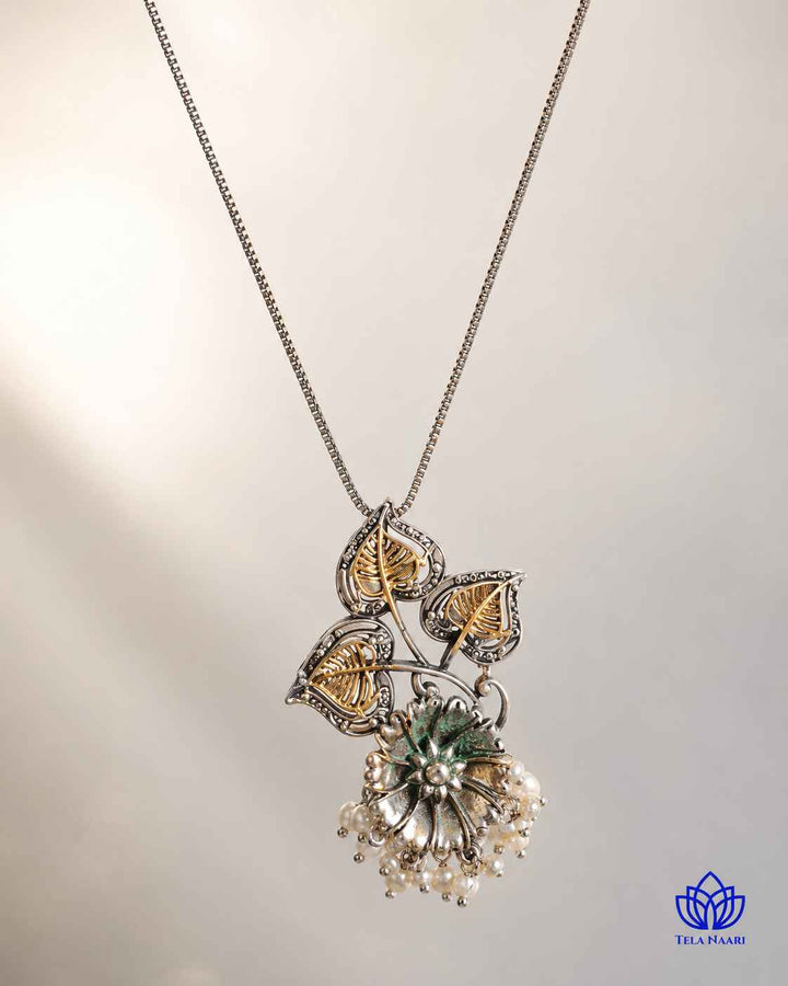 Aadhya Dual Tone Fusion Necklace Set