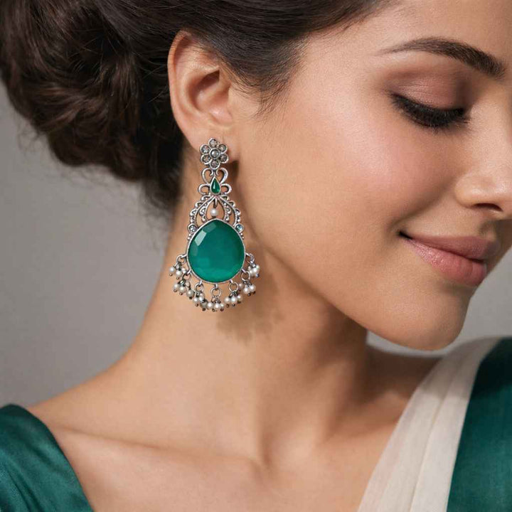 Darby Silver Plated Earrings