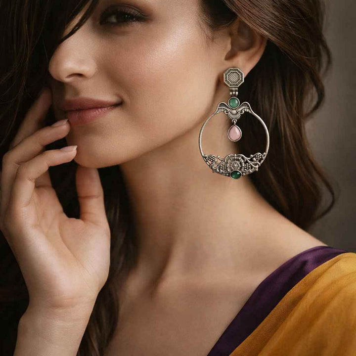 Inaki Silver Plated Earrings