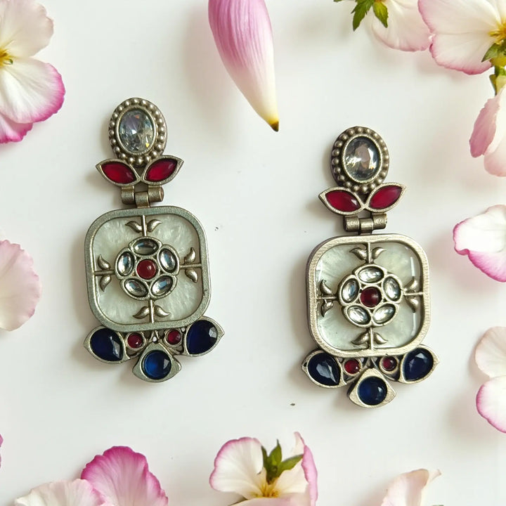 Classic Gavi Silver Plated Dangler Earrings