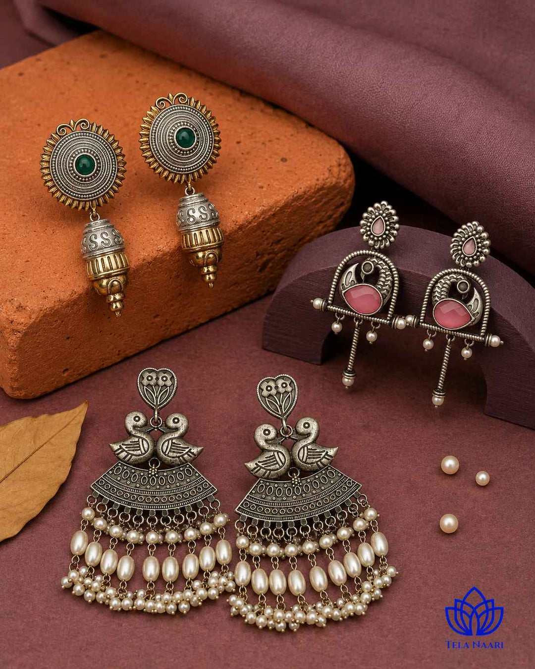 Gifting shot: festive Bella Hamper Premium Box with traditional motifs, for corporate gifting