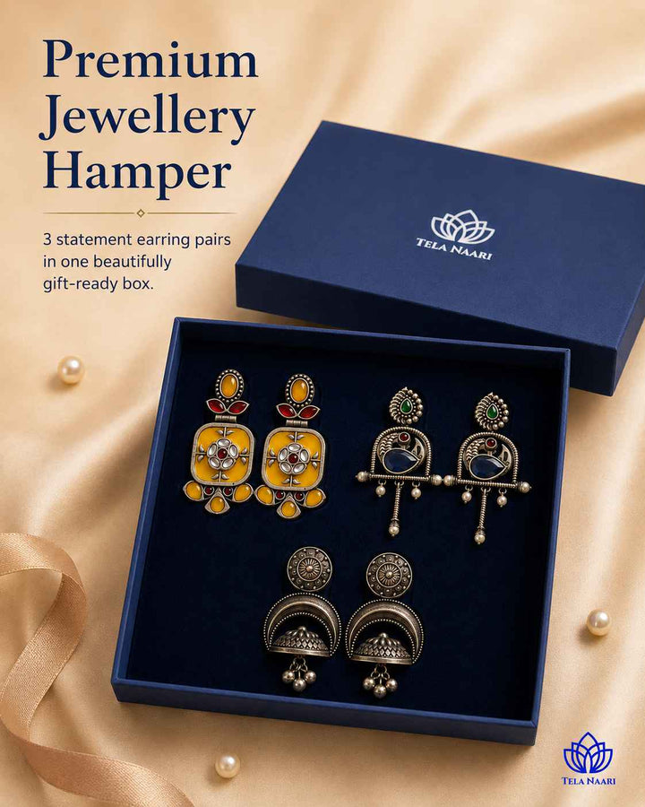Sophia Festive Hamper – Premium Box With 3 Pairs Of Earrings