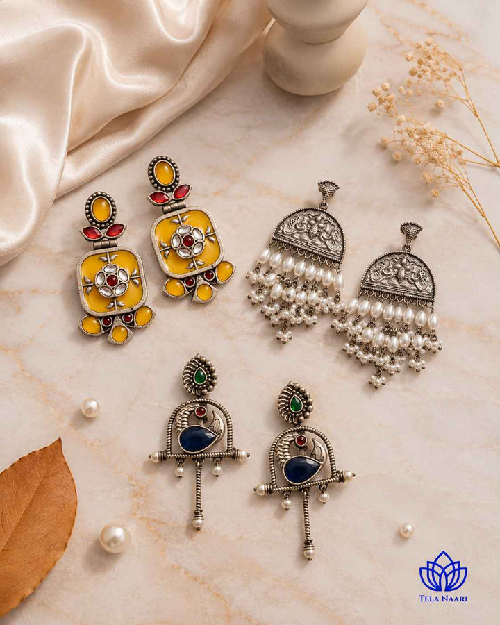 Amelia Festive Hamper – Premium Box With 3 Pairs Of Earrings