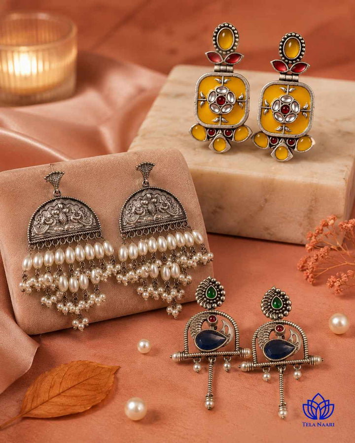 Amelia Festive Hamper – Premium Box With 3 Pairs Of Earrings