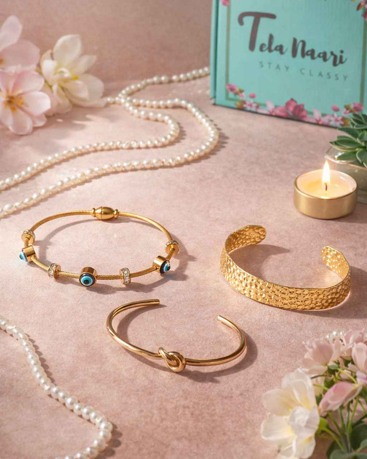 Erica Festive Gift Hamper - 3 Tarnish Free Bracelets