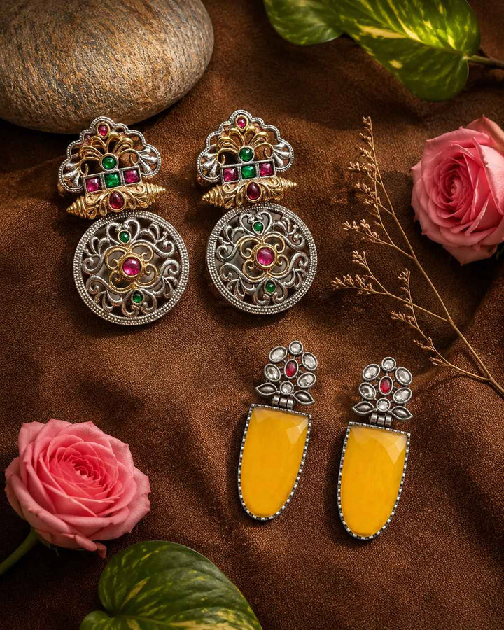 Handcrafted jewellery from the Ciara Hamper, a festival season gift for friend