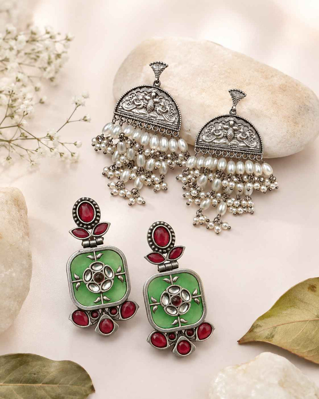 Jewellery collection in the Emma Hamper's standard box, a gift for colleague