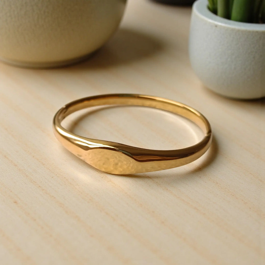 Anti-tarnish coating keeps this wave cuff radiant over time.