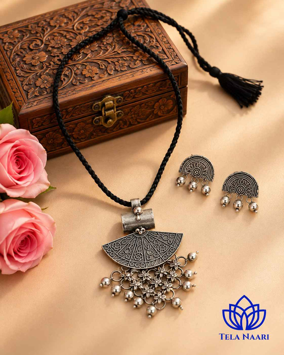 Shailza Silver Plated Necklace Set