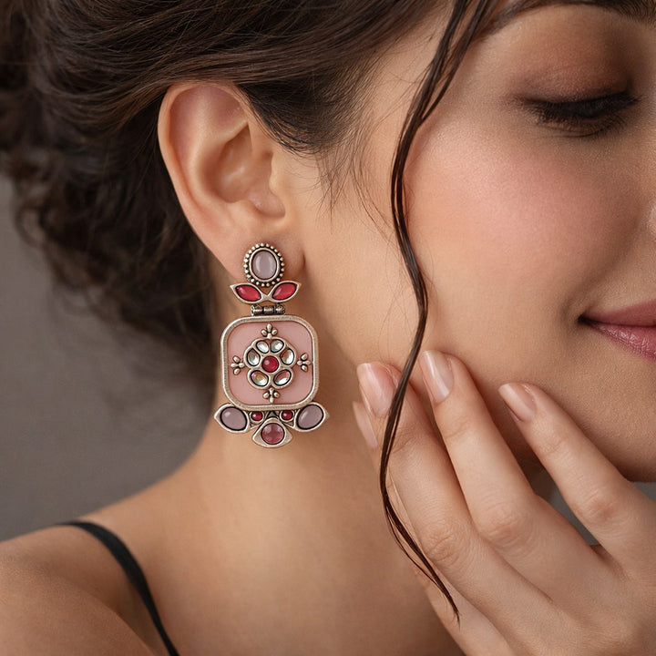 Gavi Silver Plated Dangler Earrings