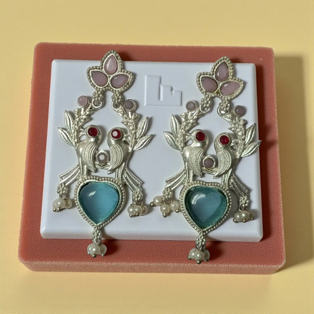 Silver Look Alike Earrings Daania