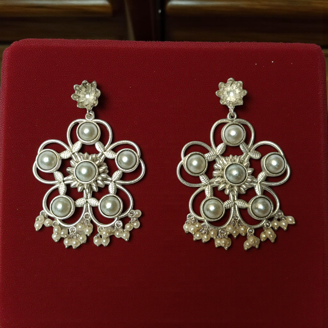 Silver Look Alike Earrings Falak