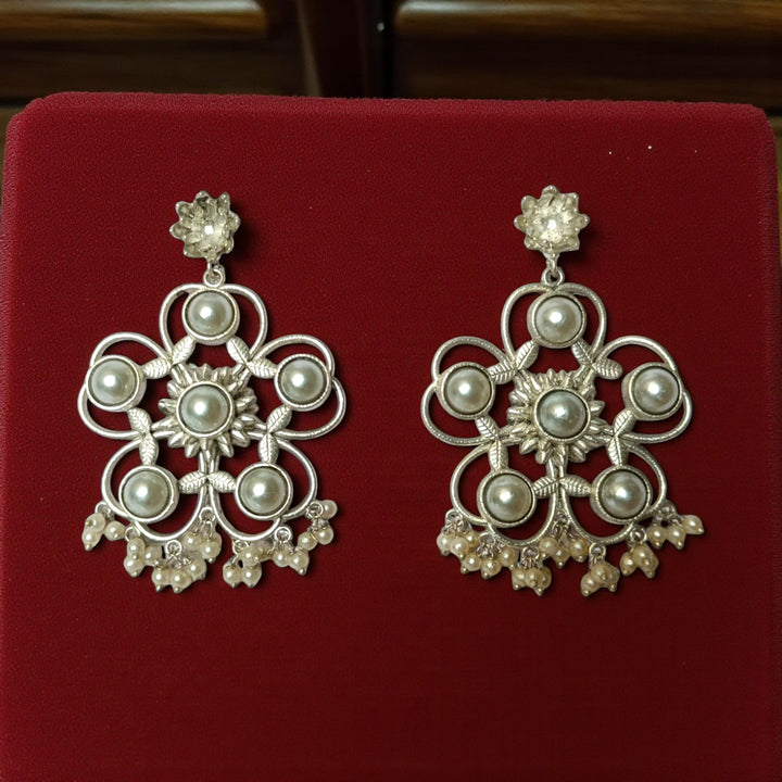 Silver Look Alike Earrings Falak